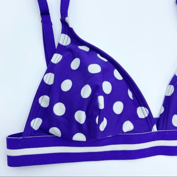 Kate Spade  Triangle Polka Dot Bikini Top - Picture 6 of 15